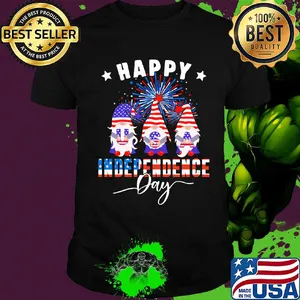 Happy Gnome American flag veteran Independence Day shirt