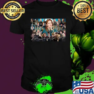 Harry potter movie characters signatures poster shirt