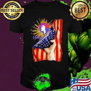 Hawaiian airlines logo american flag independence day shirt
