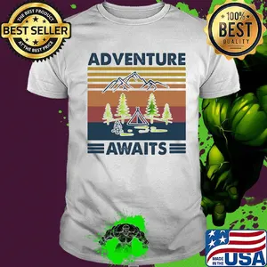 Hiking adventure awaits vintage shirt