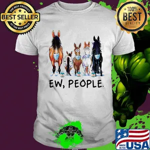 Horse mask Ew people shirt
