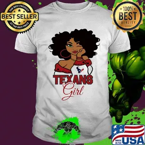 Houston Texans football black girl shirt