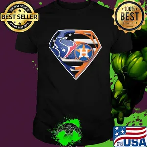 Houston texans vs houston astros diamond american flag shirt