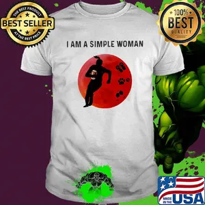 I am a simple woman Rugby paw wine shirt