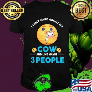 Icon I only care about my paw cow and like maybe 3 people shirt