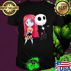 Jack skellington and sally nightmare before christmas shirt