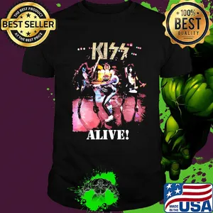 Kiss band alive worldwide shirt