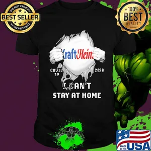 Kraft Heinz Covid-19 2020 I can't stay at home hand shirt