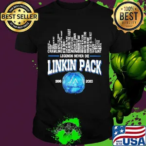 Legends never die linkin park 1996 2020 shirt
