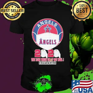 Los angeles angels mask 2020 the year when shit got real quarantine toilet paper shirt