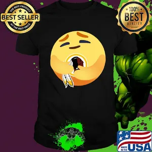 Love the washington redskins love hug facebook care emoji shirt