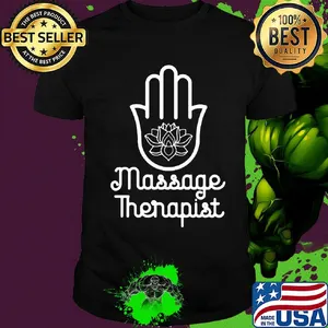Massage therapist get my hands lotus shirt