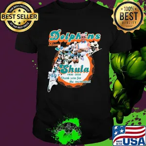 Miami dolphins shula 1930 2020 thank you for the memories signature shirt