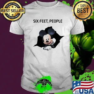 Mickey mouse six feet people shirt