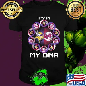 Minnesota vikings vs minnesota twins it’s in my dna shirt