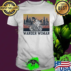 Motorcycling wander woman vintage shirt