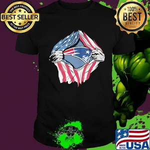 New england patriots football american flag independence day shirt