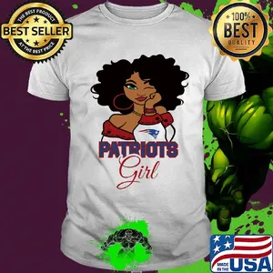 New England Patriots football black girl shirt