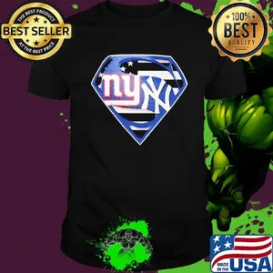 New york giants vs new york yankees diamond american flag shirt