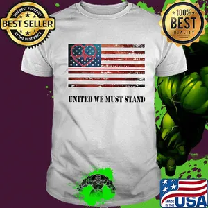 Nurse united we must stand american flag independence day shirt