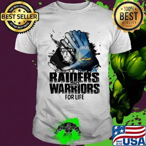 Oakland Raiders and golden state warriors for life art shirt
