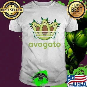 Official avogato avocado cat shirt