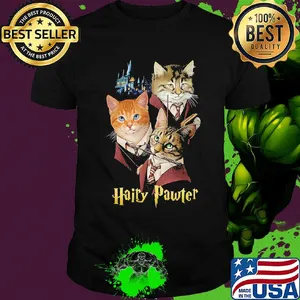 Official cats hairy pawter shirt