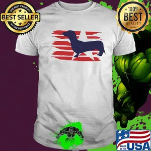 Official dachshund flag vintage shirt