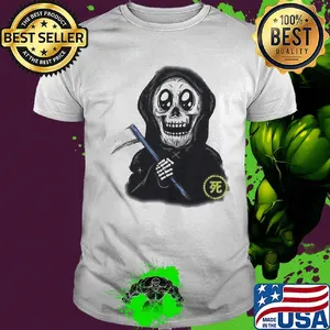 Official death black skull shirt
