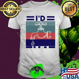 Official I'd water vintage shirt