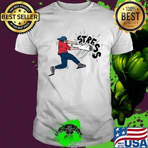 Official man weed stress shirt
