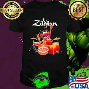 Official muppet drummer zildjian shirt