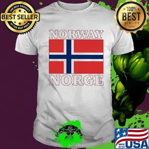 Official norway norge flag 2020 shirt