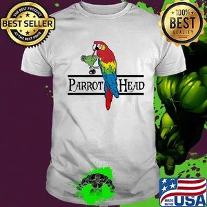Official Parrot head drinking shirt