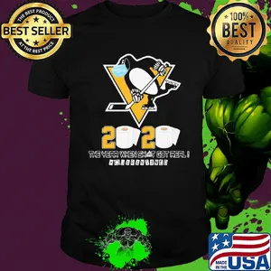 Pittsburgh penguins hockey 2020 the year when shit got real quarantined toilet paper mask covid-19 shirt