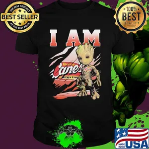 Raising cane’s chicken fingers I am baby groot shirt
