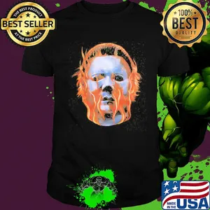 Rock rebel halloween ii michael myers flames shirt