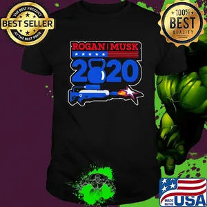 Rogan musk 2020 American flag veteran Independence Day shirt