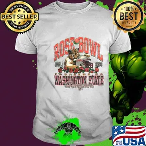 Rose Bowl Jan.1 1998 Pasadena, CA Washington State Congars shirt