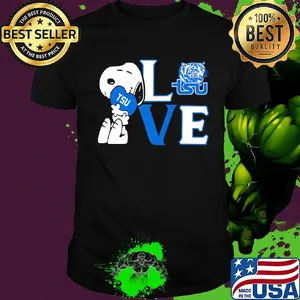 Snoopy love tennessee state tigers heart shirtsnoopy love tennessee state tigers heart shirt
