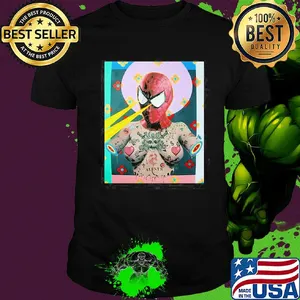 Spiderman Sinner Framed Print by Tyler Tilley for Inked Shirt