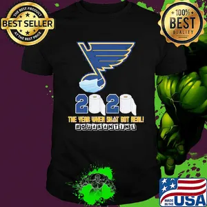 St. Louis blues mask 2020 the year when shit got real quarantine toilet paper shirt