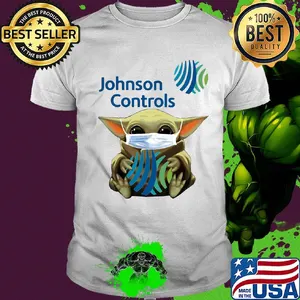 Star wars baby yoda hug johnson controls mask covid-19 shirt