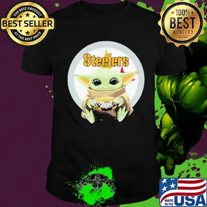 Star wars baby yoda hug pittsburgh steelers football logo shirt