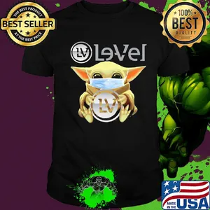 Star wars baby yoda mask hug level shirt
