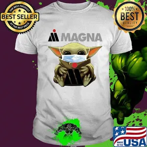 Star wars baby yoda mask hug magna international shirt