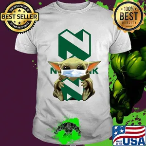 Star wars baby yoda mask hug nedbank shirt