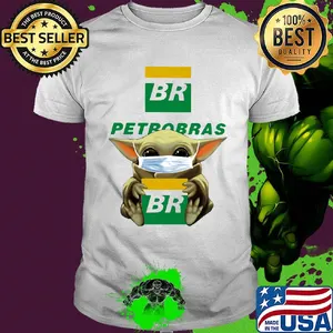 Star wars baby yoda mask hug petrobras shirt