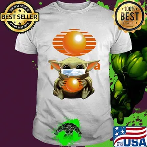 Star wars baby yoda mask hug televisa shirt