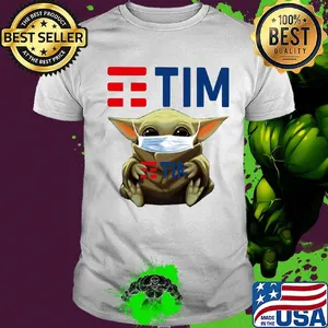 Star wars baby yoda mask hug tim shirt
